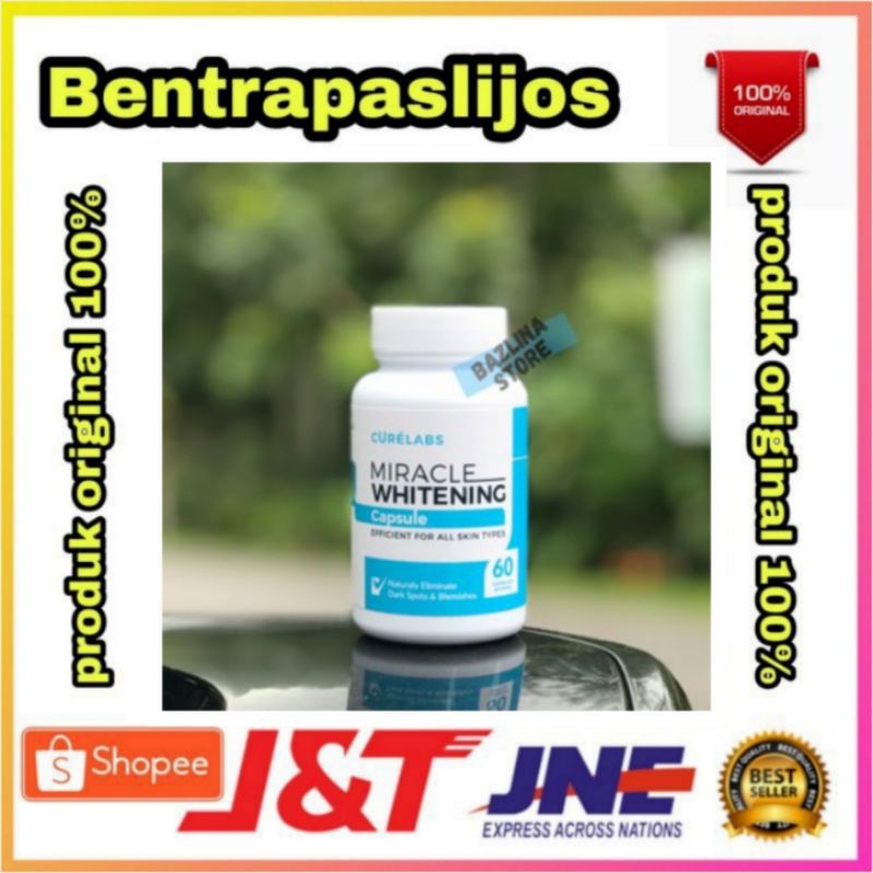 Curelabs Miracle Whitening Capsule Kapsul Pemutih Badan Alami