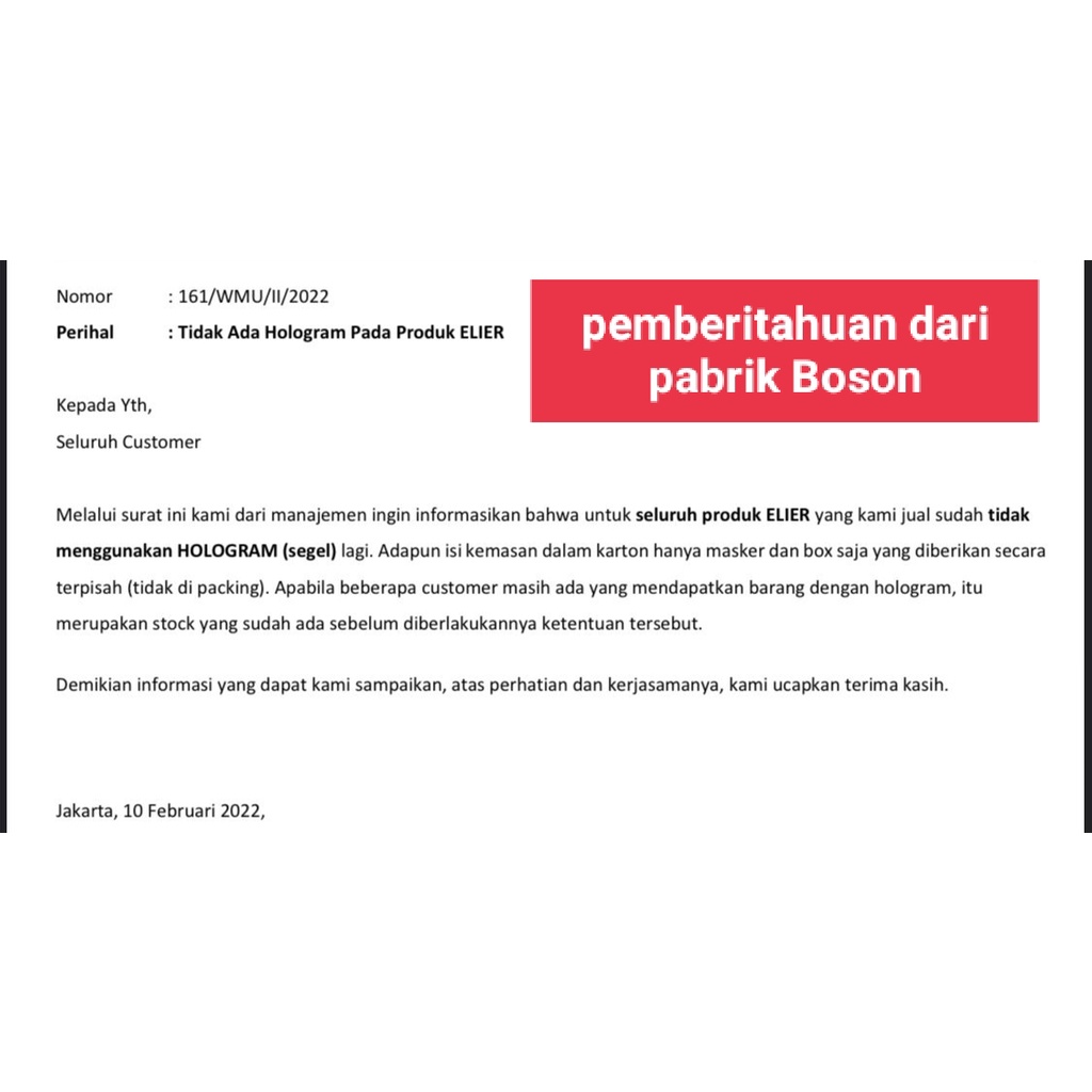 Masker Boson Elier Earloop Hijau Embos Kemenkes Per Karton isi 40 Box