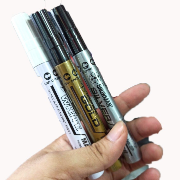 

SPIDOL PERMANENT SNOWMAN / PAINT MARKER WHITE / SILVER / GOLD