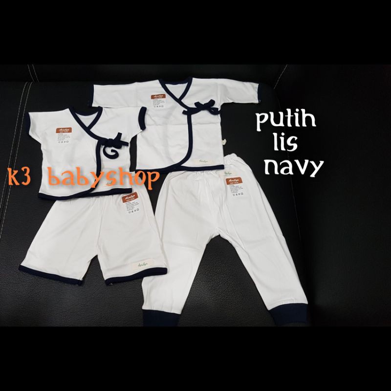 Paket baju bayi newborn Aerilyn kimono pendek panjang set baju bayi baru lahir setelan piyama anak