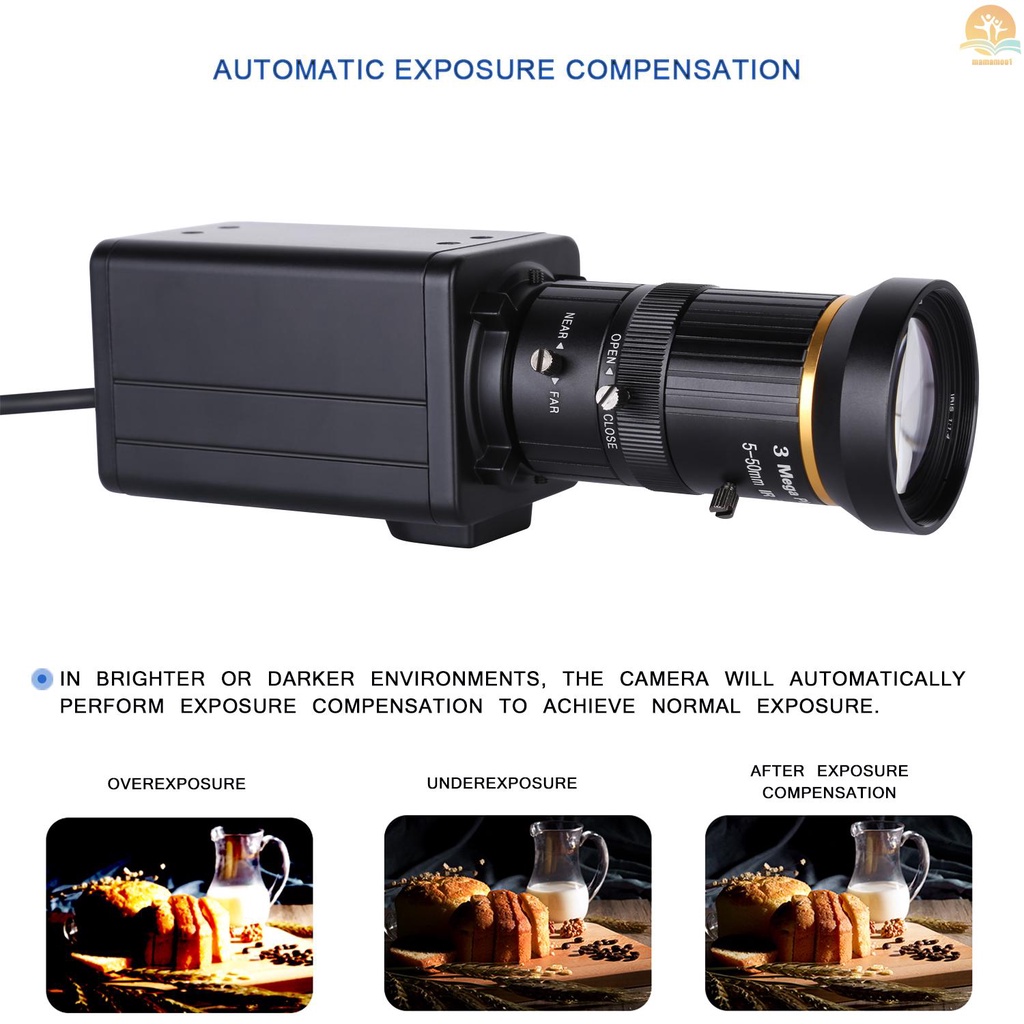 4K HD Camera Computer Camera Webcam 8 Megapixels 10X Optical Zoom 60 Degree Wide Angle Manual Focus Auto Exposure Compensation with Microphone Tripod USB Plug &amp; Play for Video Conference Online Teaching Chatting Live Webcasting