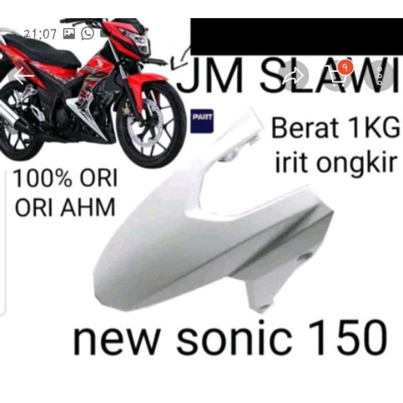 61100-K56-N00 Spakbor depan atau fender A sonic ori AHM