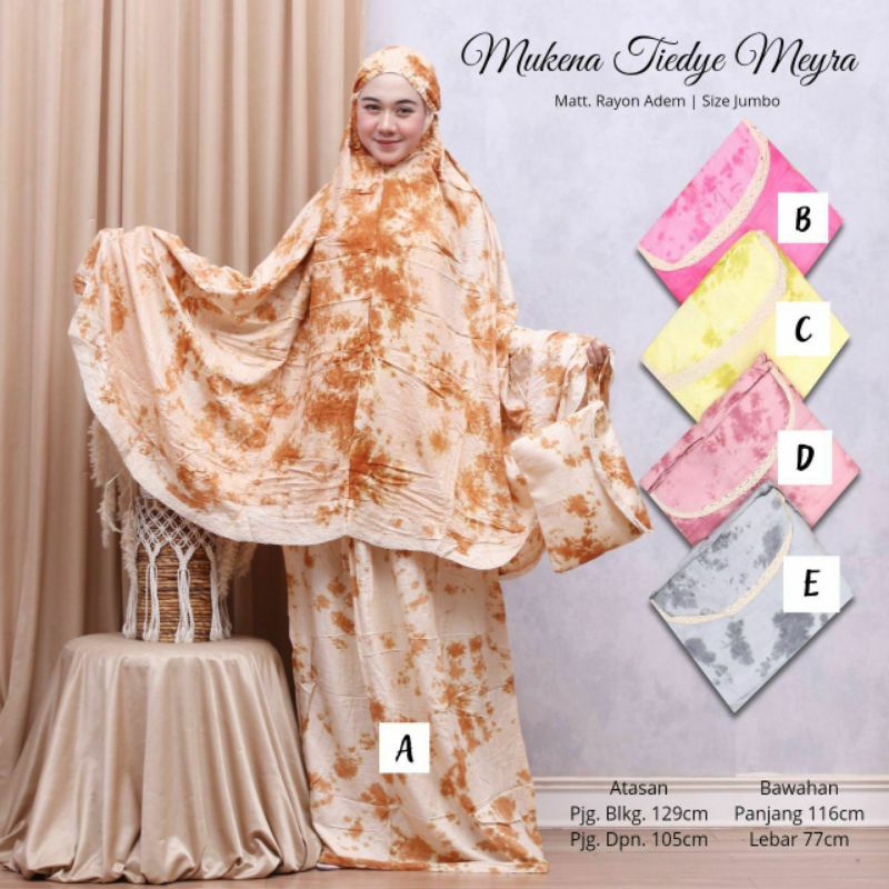 MUKENA BATIK JUMBO / MUKENA BATIK CANTIK / MUKENA TIEDYE