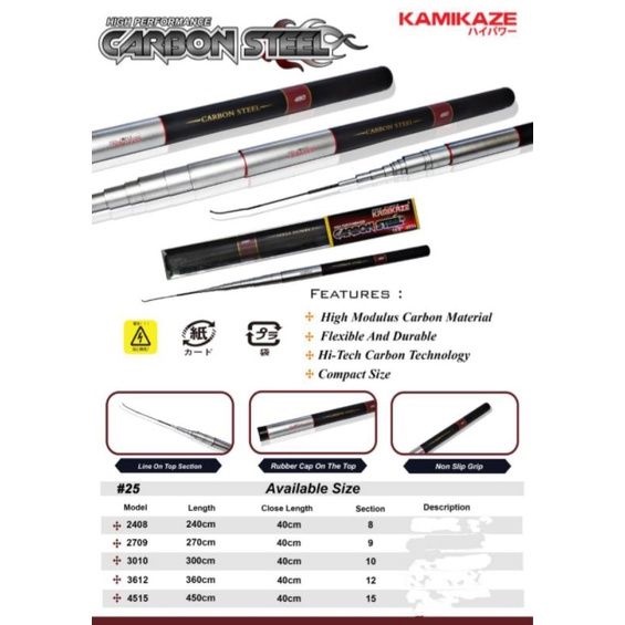 Joran Tegek Kamikaze Carbon Steel