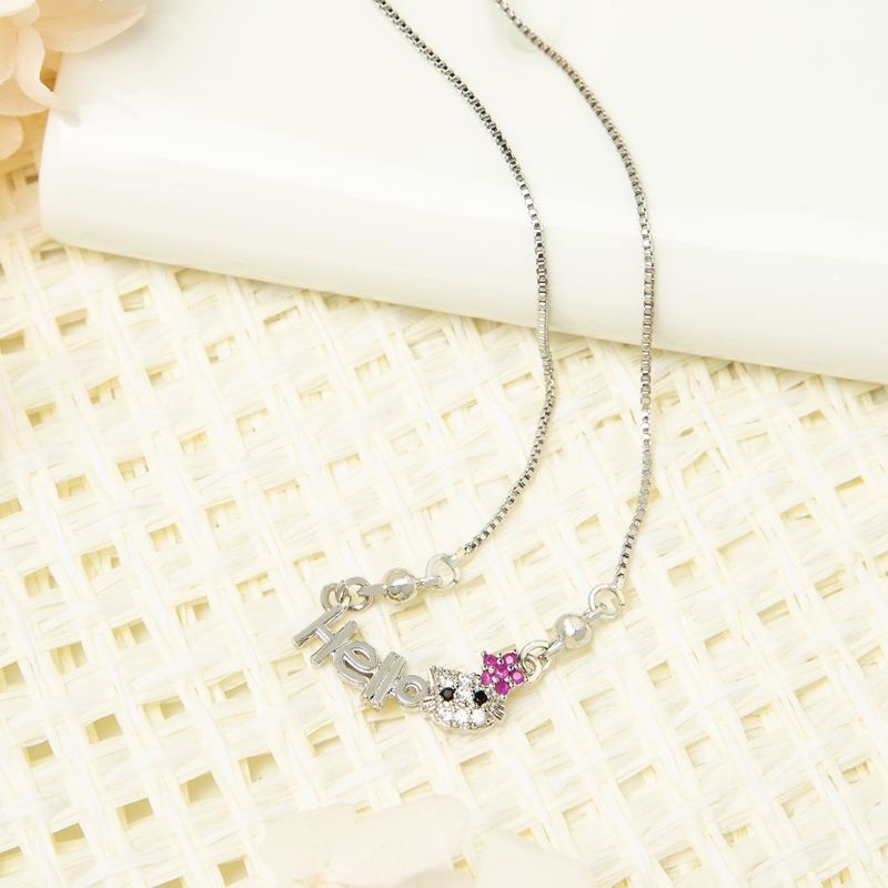 Kalung Anak Hello Kitty silver Anti Karat Kalung Murah Untuk Anak