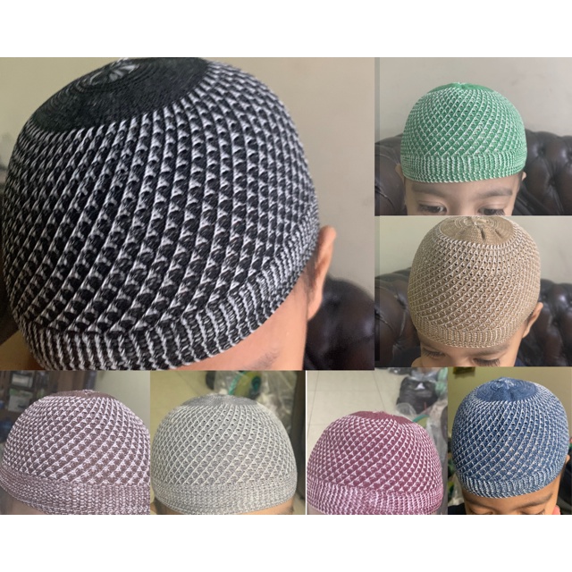 (BAYI 0 - 3 TAHUN) PECI RAJUT LURIK SUPER TEBAL ANAK NEWBORN TOPI SONGKOK KOPIAH POLOS MOTIF ARIFIN MERCAN HITAM PUTIH OLEH-OLEH HAJI UMROH AMBANI SAJADAH TASBIH AL QURAN ECER GROSIR JAKARTA SURABAYA MUKENA TRAVEL MURAH