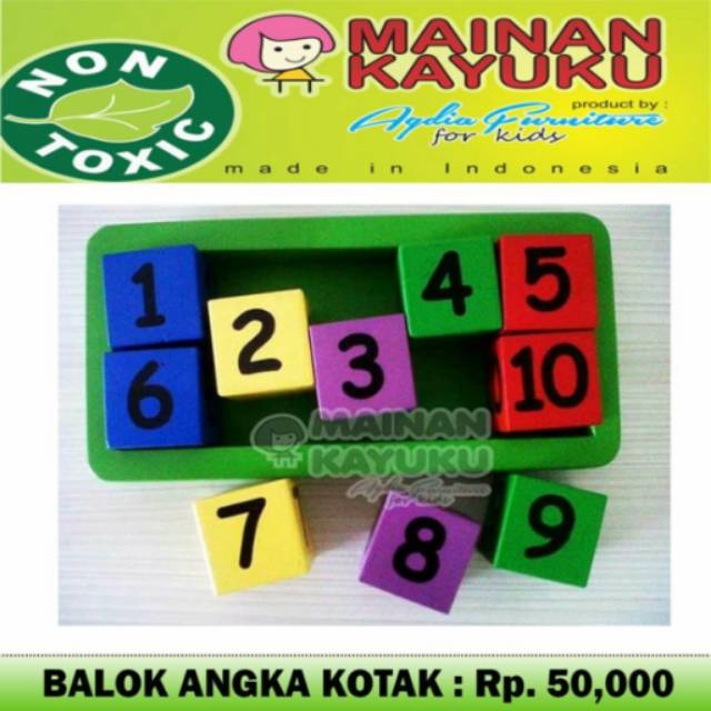 

Balok Angka Kotak