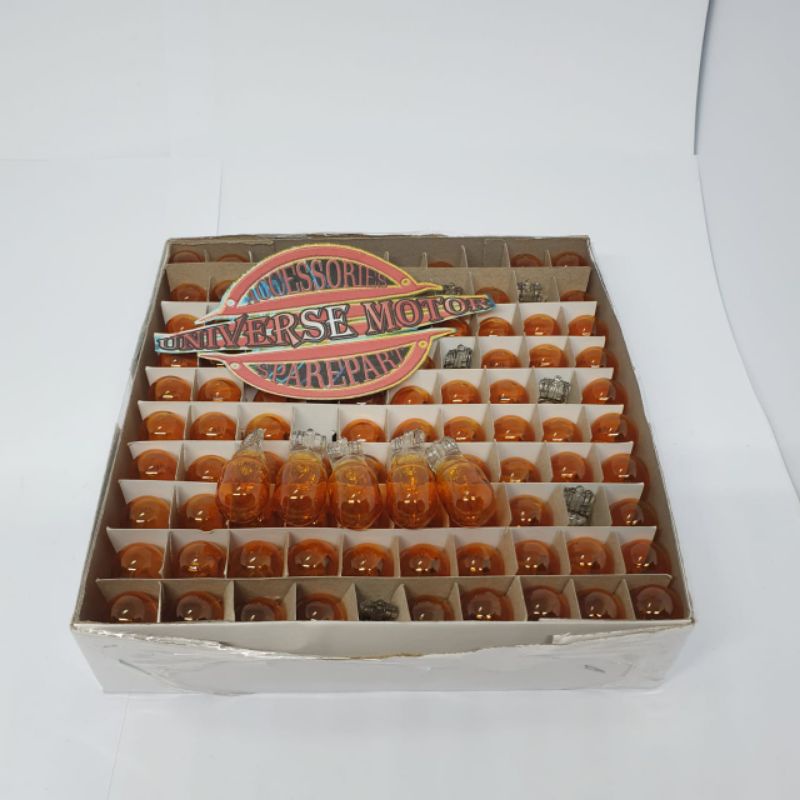 Bohlam Senja T10 Bening Atau Warna Per 10 Pcs