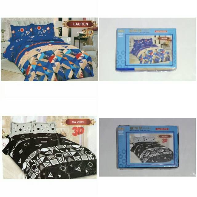 Sprei Bonita ukuran 120x200 motif