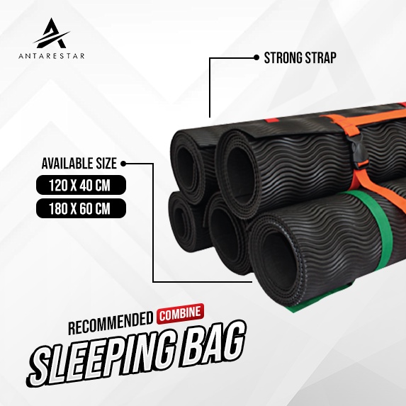 Matras Camping Outdoor 120 CM X 40 CM  Matras Olahraga  Alas Yoga Karpet Senam Yoga Tebal-1