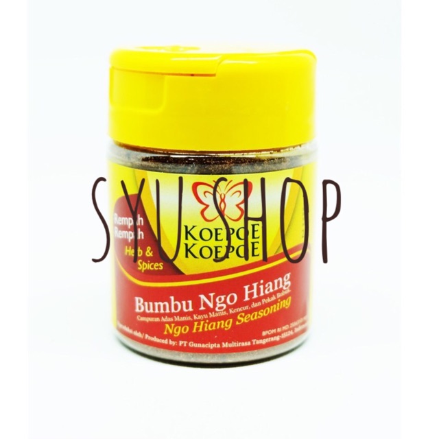 

Ngo hiang ngohiang ngohiong hiong koepoe kupu five spice powder 23 gr