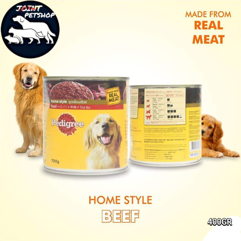 Makanan Anjing Pedigree Kaleng Beef Adult 400G Wet Food