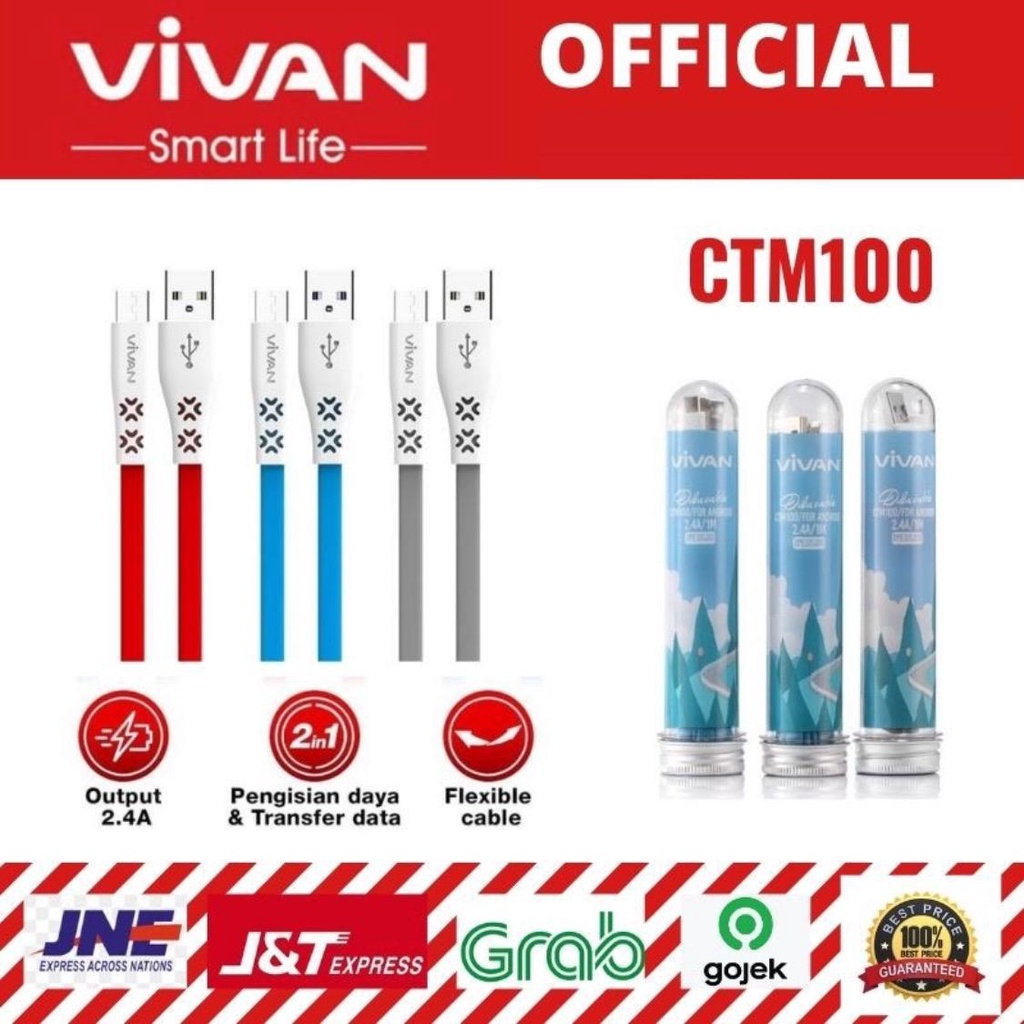 Kabel Data Vivan for Android  tube CTM100