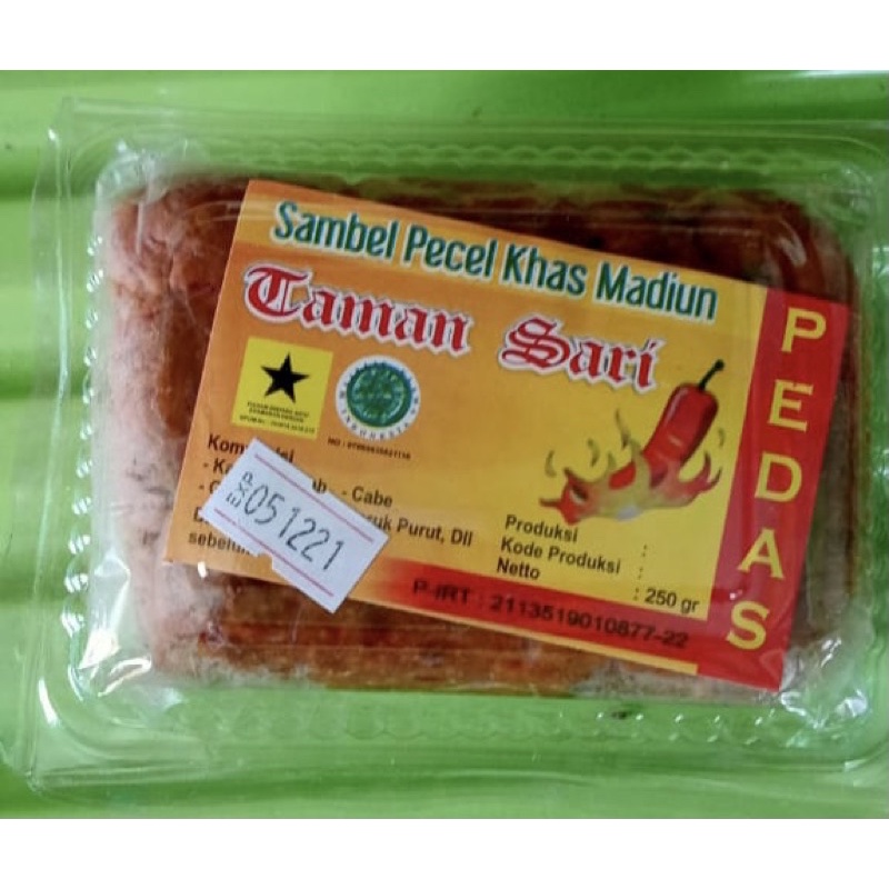

Sambel Pecel Madiun - Taman Sari (250 gram)