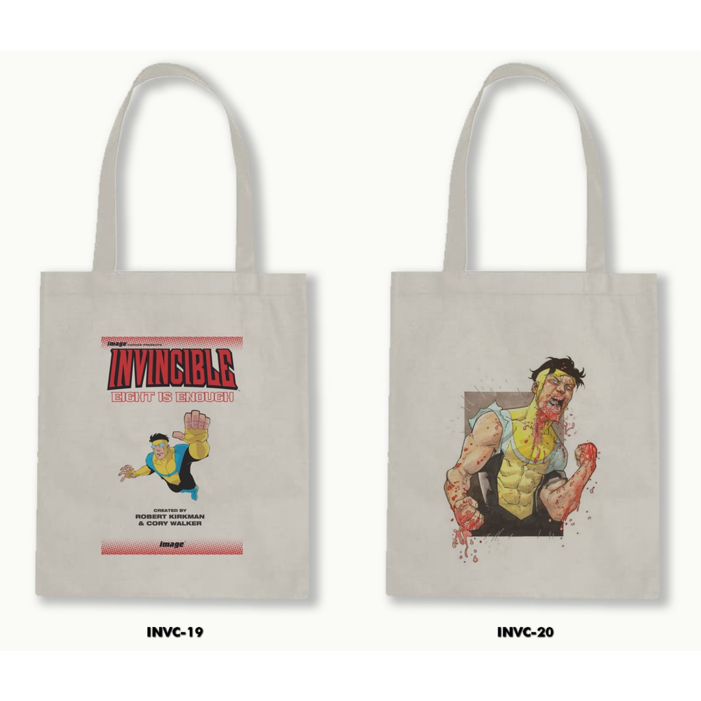 TOTE BAG BLACU - INVINCIBLE .01