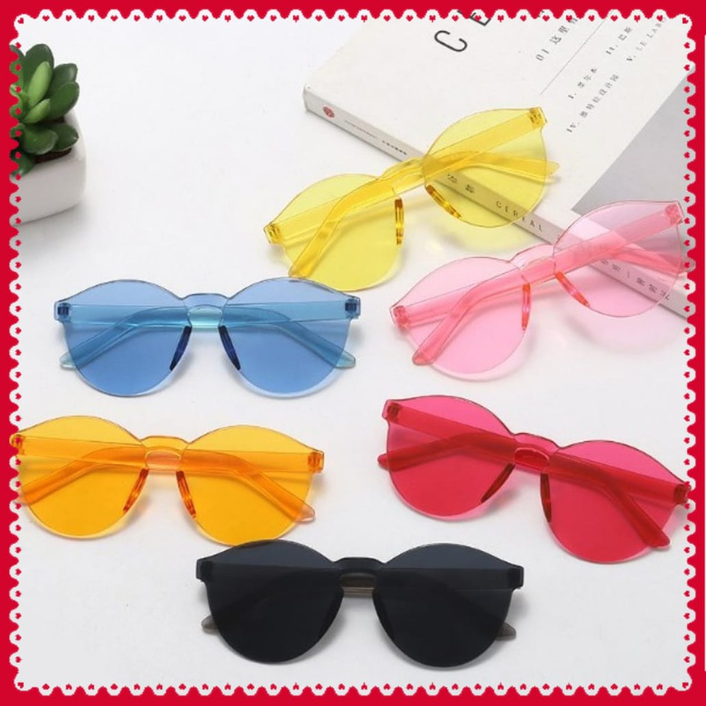 Kacamata Fashion Wanita Kombinasi Warna / Eyeglases unisex