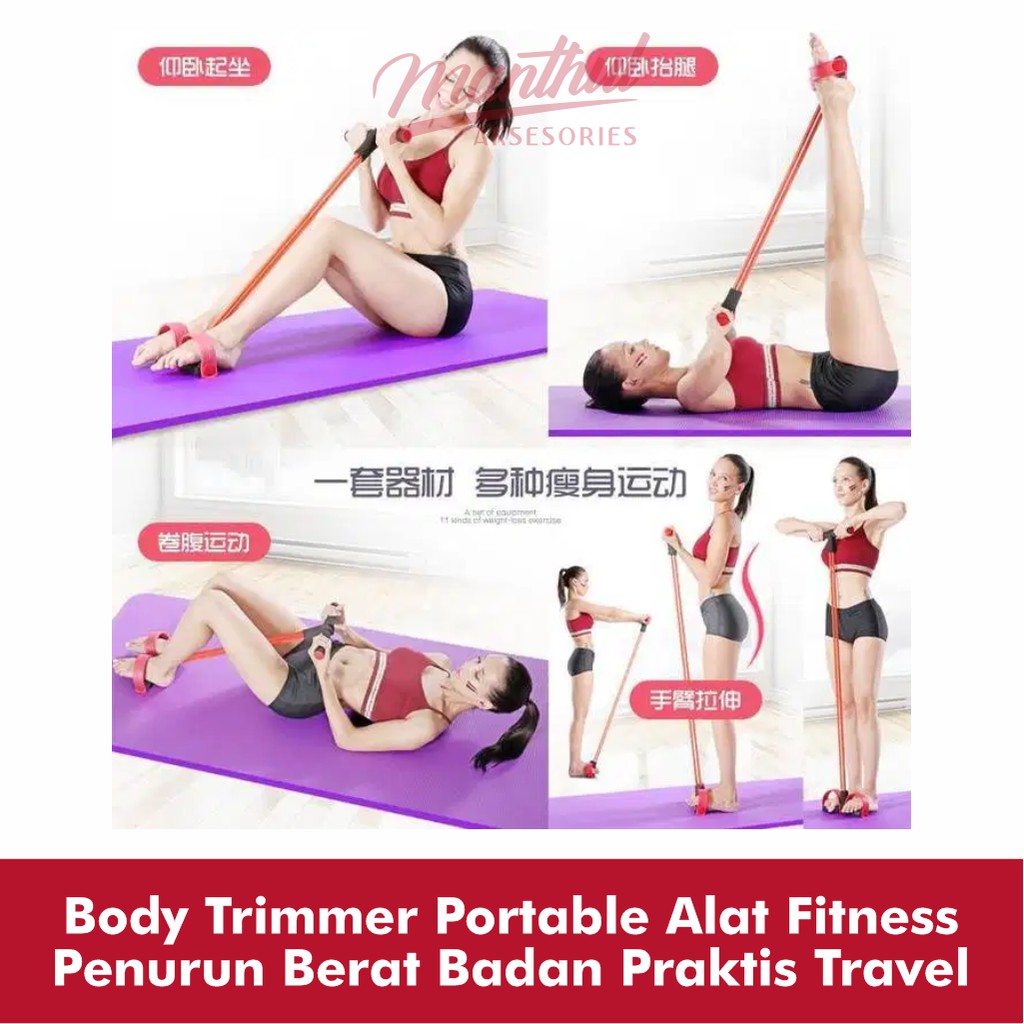 Body Trimmer Portable Alat Fitness Penurun Berat Badan Praktis Travel