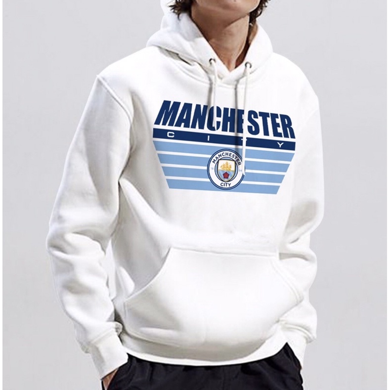 Sweater Kualitas Distro Sablon DTF SWEATER HOODIE MANCHESTER CITY