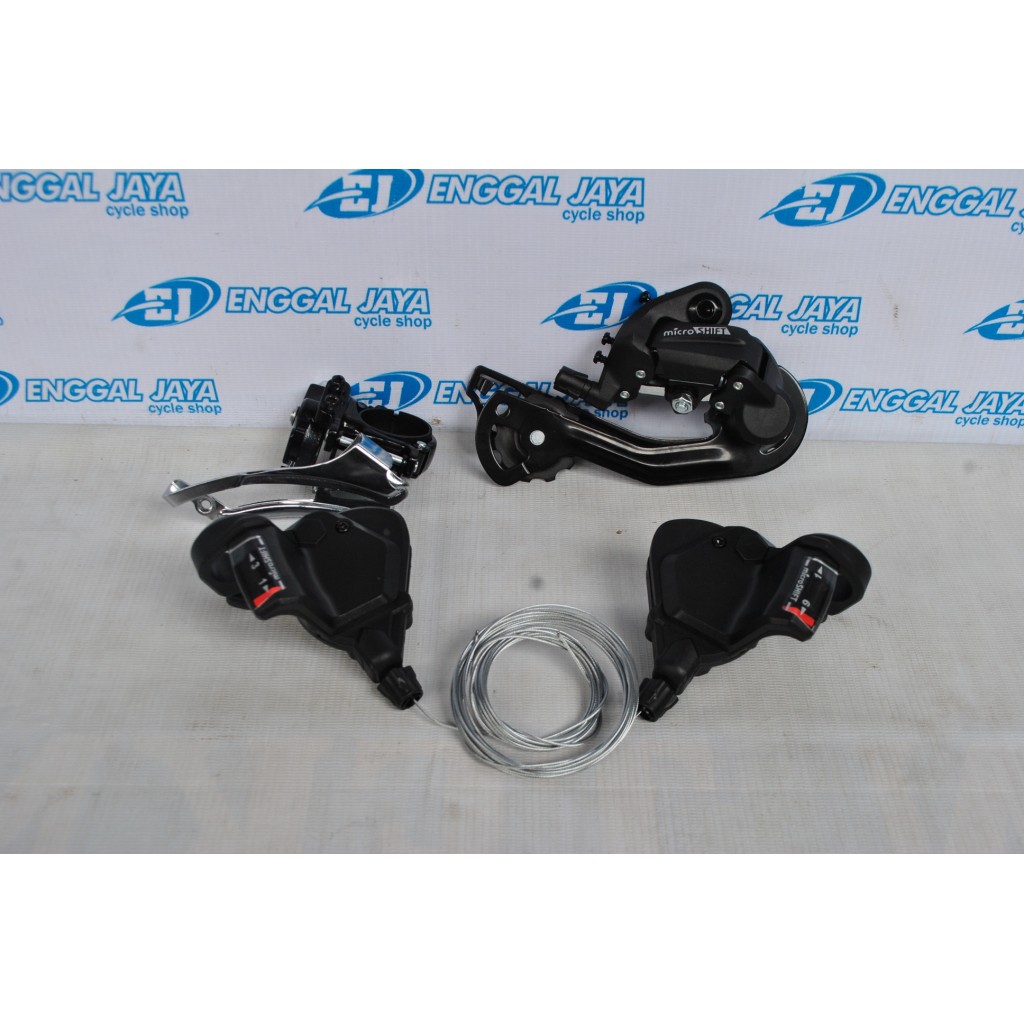 Grup Set MicroShift Original - Mini Grupset MicroShift 3 X 9 Speed - Groupset 9 Speed