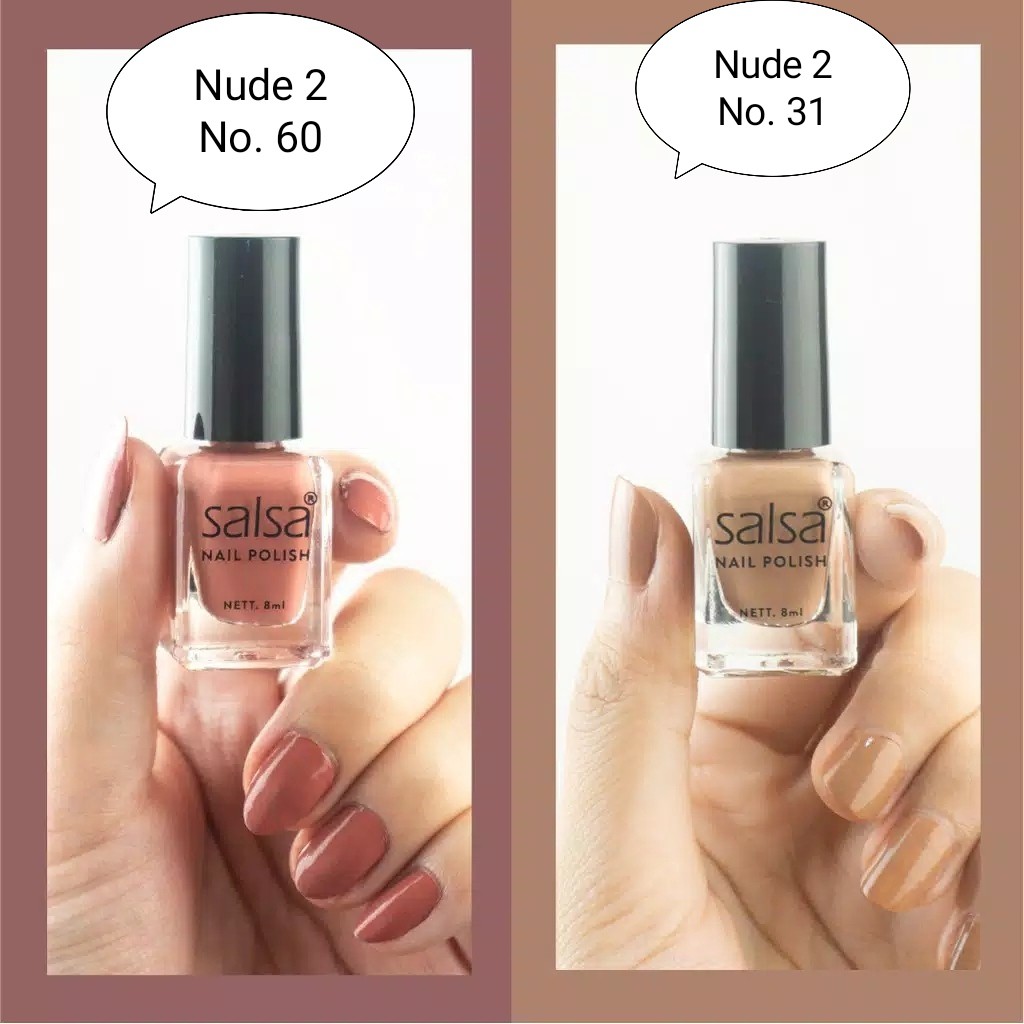 SALSA Nail Polish Nude Series - Kutek 8ml