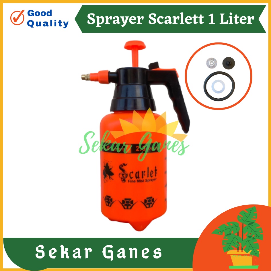 SEMPROTAN SPRAYER TANAMAN SCARLET ORANGE 1 LITER - Sprayer 1 Liter Maspion Swan Kyokan Tasco Misty Murah Sprayer Elektrik Tanaman 2 Liter Manual 5 Liter Elektrik Swan