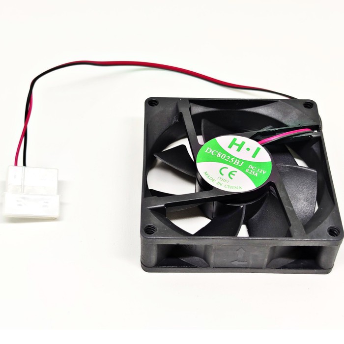 FAN CASING 8CM  / FAN CASE 8 CM / KIPAS CPU COOLER 8CM  HITAM