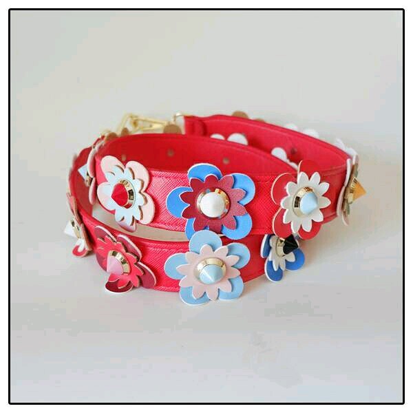 Clearence Sale! Flower Strap You Inspired/ Bagstrap/ Tali Tas Bunga Panjang 105 cm PU Import Kulit Sintetis PU Leather