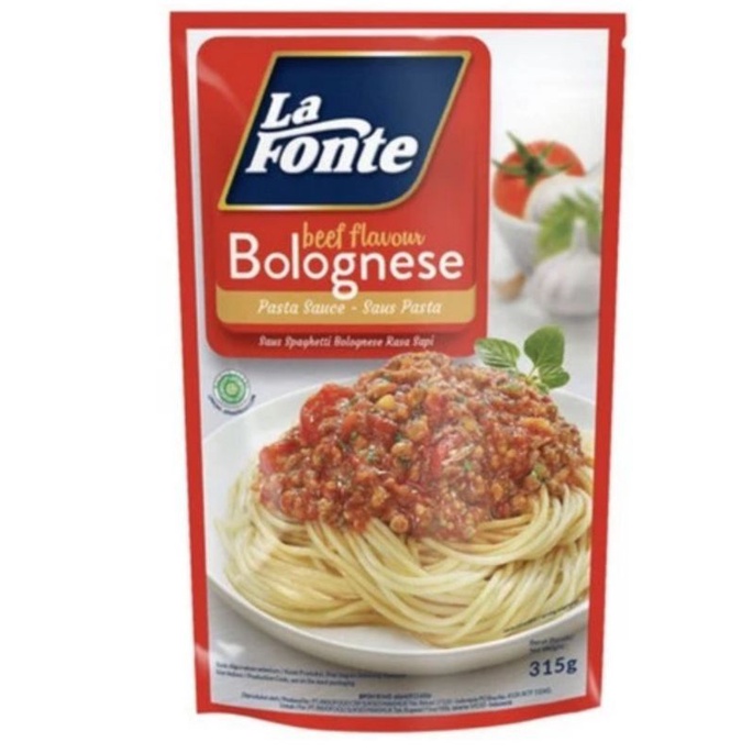 

Lafonte Saus Bolognese 315 gr