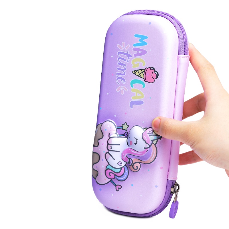 MTOYS - TEMPAT PENSIL ANAK TIMBUL 6 DIMENSI KARAKTER UNIK 2D AESTHETIC  ASTRONOT UNICORN COWOK CEWEK BISA UNTUK SEKOLAH - M0188