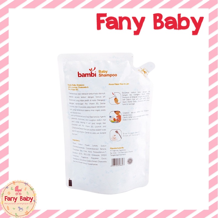 BAMBI BABY SHAMPOO REFILL 450ML