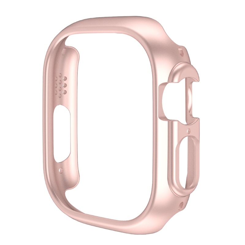 Btsg Smartwatch Bumper Cover Untuk ios Watch Ultra 49mm Pelindung Bingkai Untuk Case Half-Coverage Housing Pelindung Untuk Shel