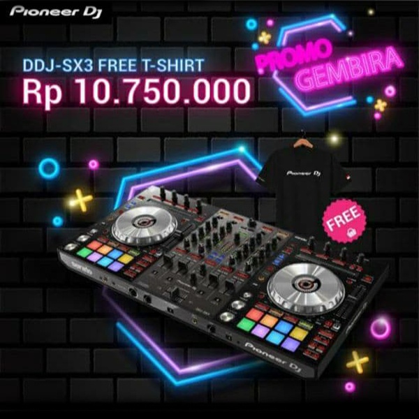 Pioneer DDJ SX3 4 Channel DJ Controller Serato Pro SX 3 / DDJSX3