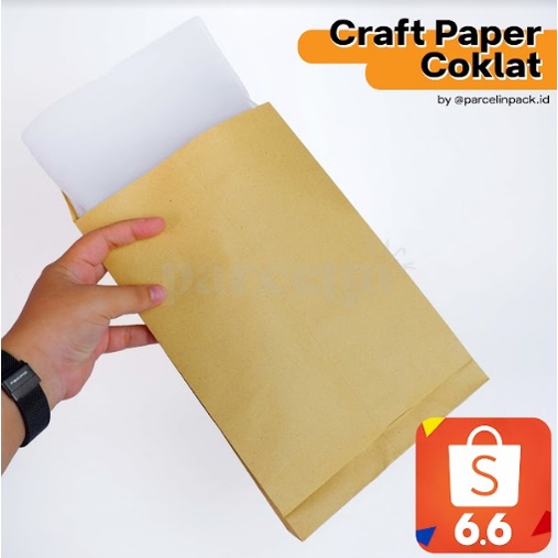 

CRAFT PAPER WARNA COKLAT / AMPLOP COKLAT / KERTAS KRAFT / AMPLOP AESTHETIC / AMPLOP KRAFT