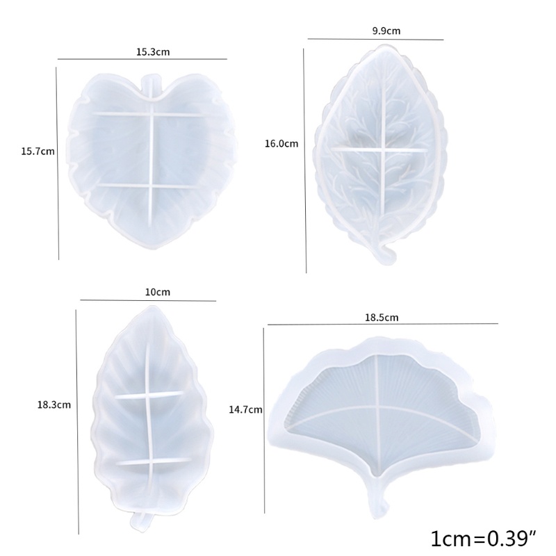 Siy Cetakan Resin Bentuk Daun Bahan Silikon Untuk Kerajinan Tangan Diy