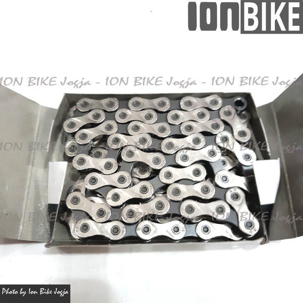 chain rantai KMC X9 silver 9 speed - rantai 9sp KMC by Polygon Murah - performa lebih halus - Rante 