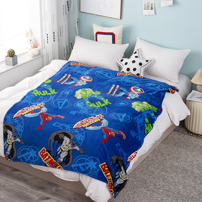 COD - LUXURYLIFE - HK - Selimut Karakter Doraemon 150x200cm Jumbo - Selimut Bulu Karakter Halus-Avanger
