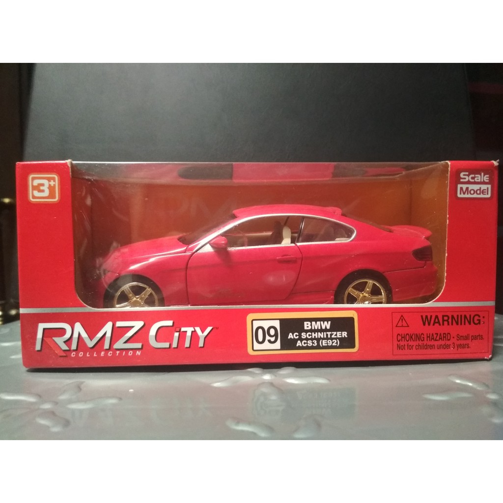 Diecast RMZ City Mainan Anak Miniatur Mobil BMW AC Schnitzer ACS3 (E92) - Red