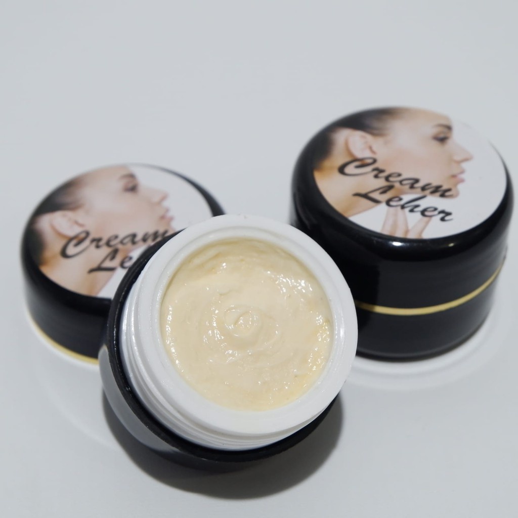 Cream Pemutih Leher Whitening Termurah - Pot Hitam