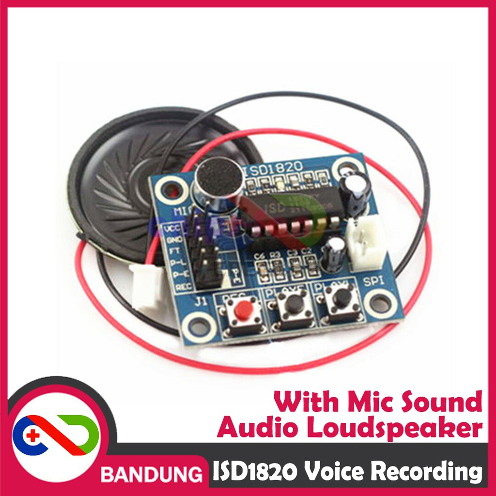 ISD1820 RECORDING MODULE PEREKAM DAN PEMUTAR SUARA STAND ALONE OR WITH ARDUINO