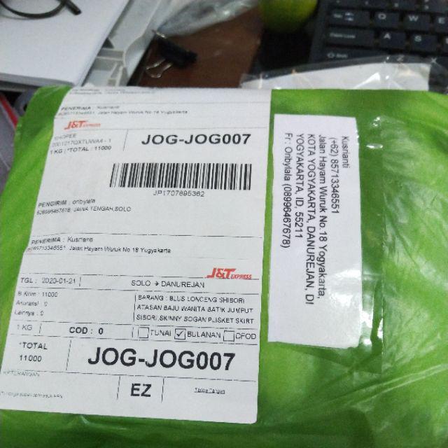 Blus Lonceng Shibori Atasan Baju Wanita Batik Jumput Sibori