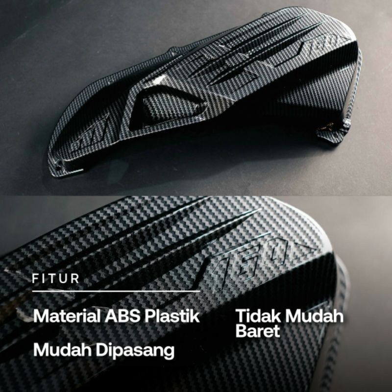 Cover Tutup Pelindung Hawa Vario 160 Carbon Nemo