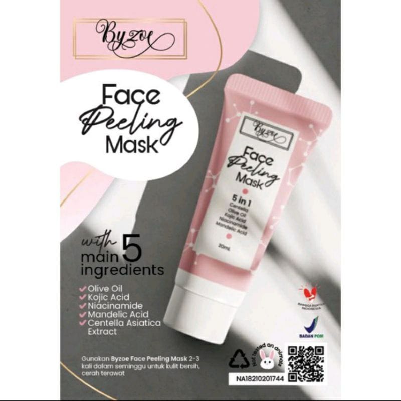 BYZOE 5IN1 FACE PEELING MASK FACE SCRUB / PEELING MASK 5 IN 1 BYZOE