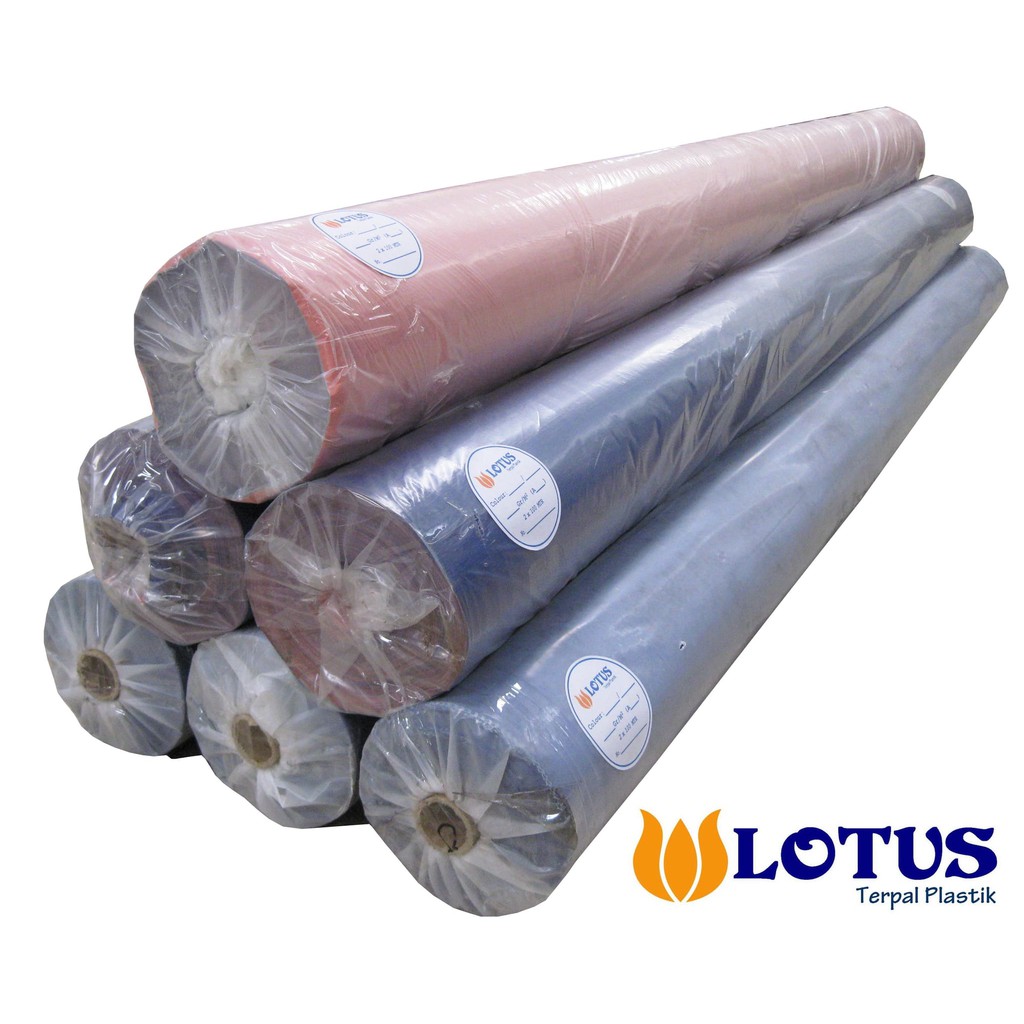 Terpal Plastik A3 Lotus Import Korea – Warna Biru-Orange 