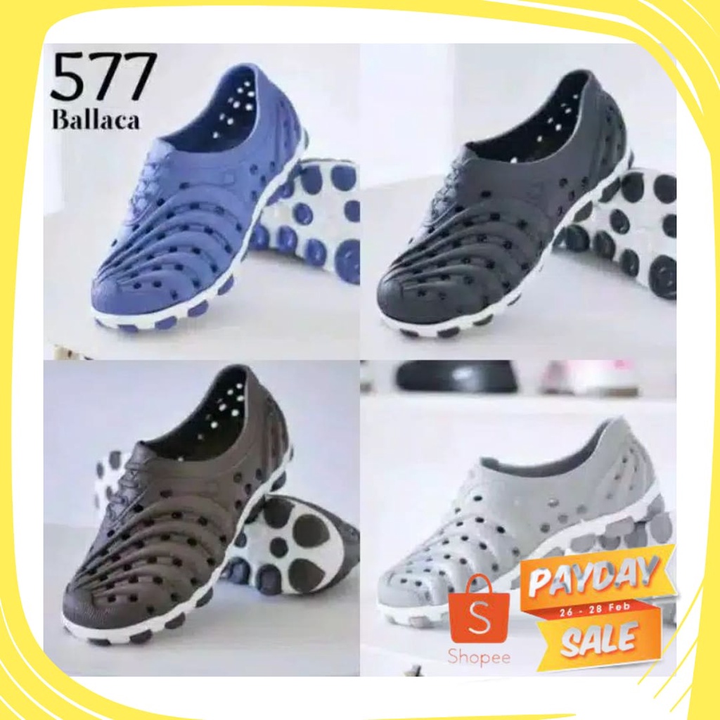 Sniker Lari Santai Olahraga Senam Gym Volley Badminton Sneakr sepatu /  PROMO... SEPATU KARET PRIA M