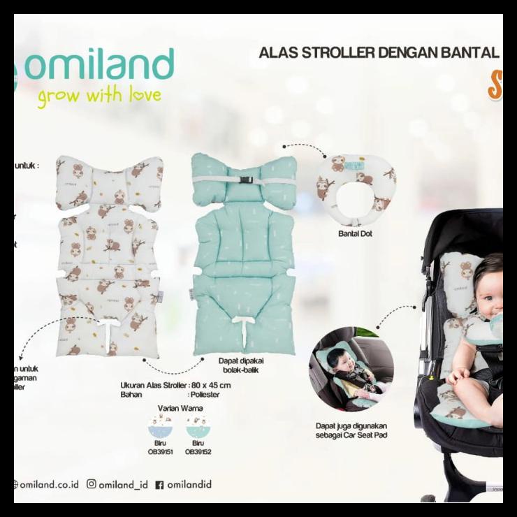 Makassae ! Alas Stroller Kereta Omiland Baby Sloth Series