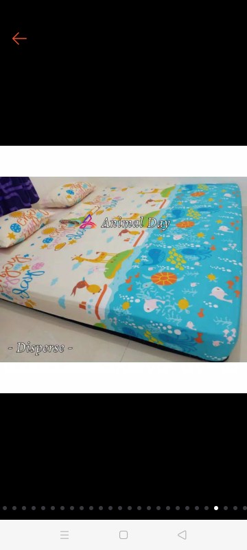 Sprei Motif Anak Homemade Berkualitas Katun Disperse Best Seller ( 2 Sarban 2 Sargul ) Adem Halus