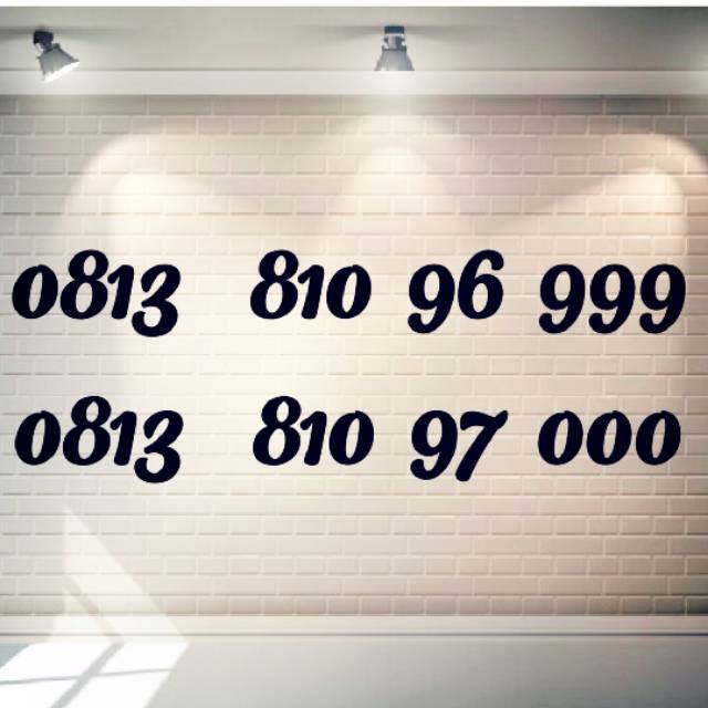 No Cantik Simpati ekor triple 999