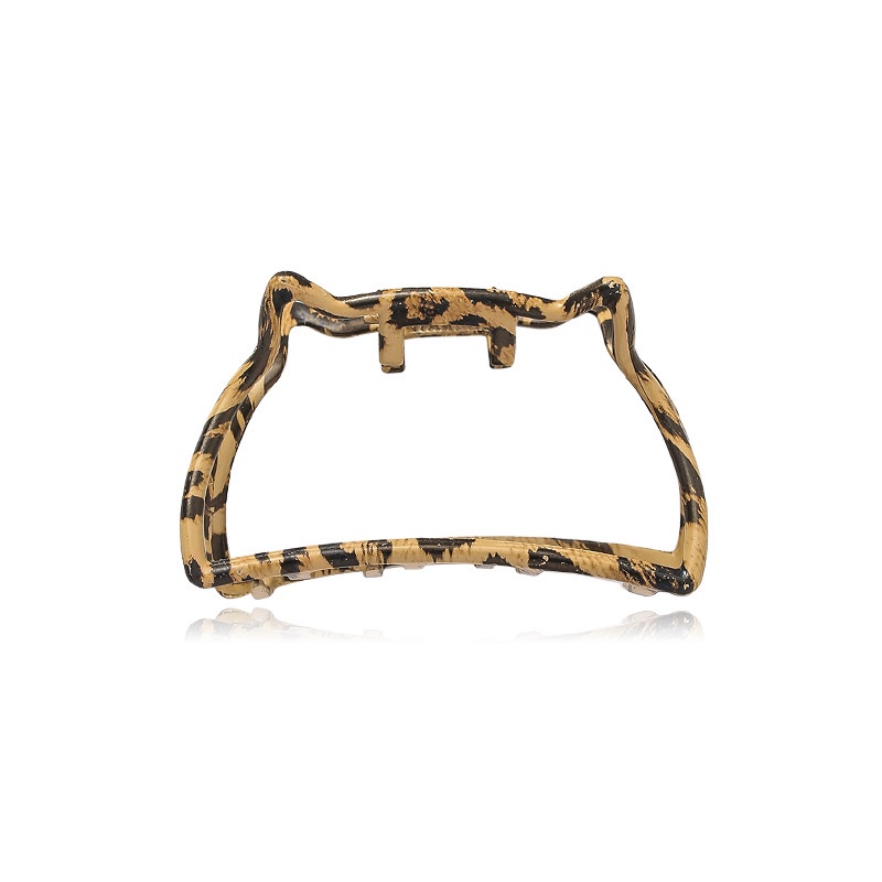 Korean Elegant Five-pointed Star Butterfly Leopard Hairpin Simple Commuter Hair Claws