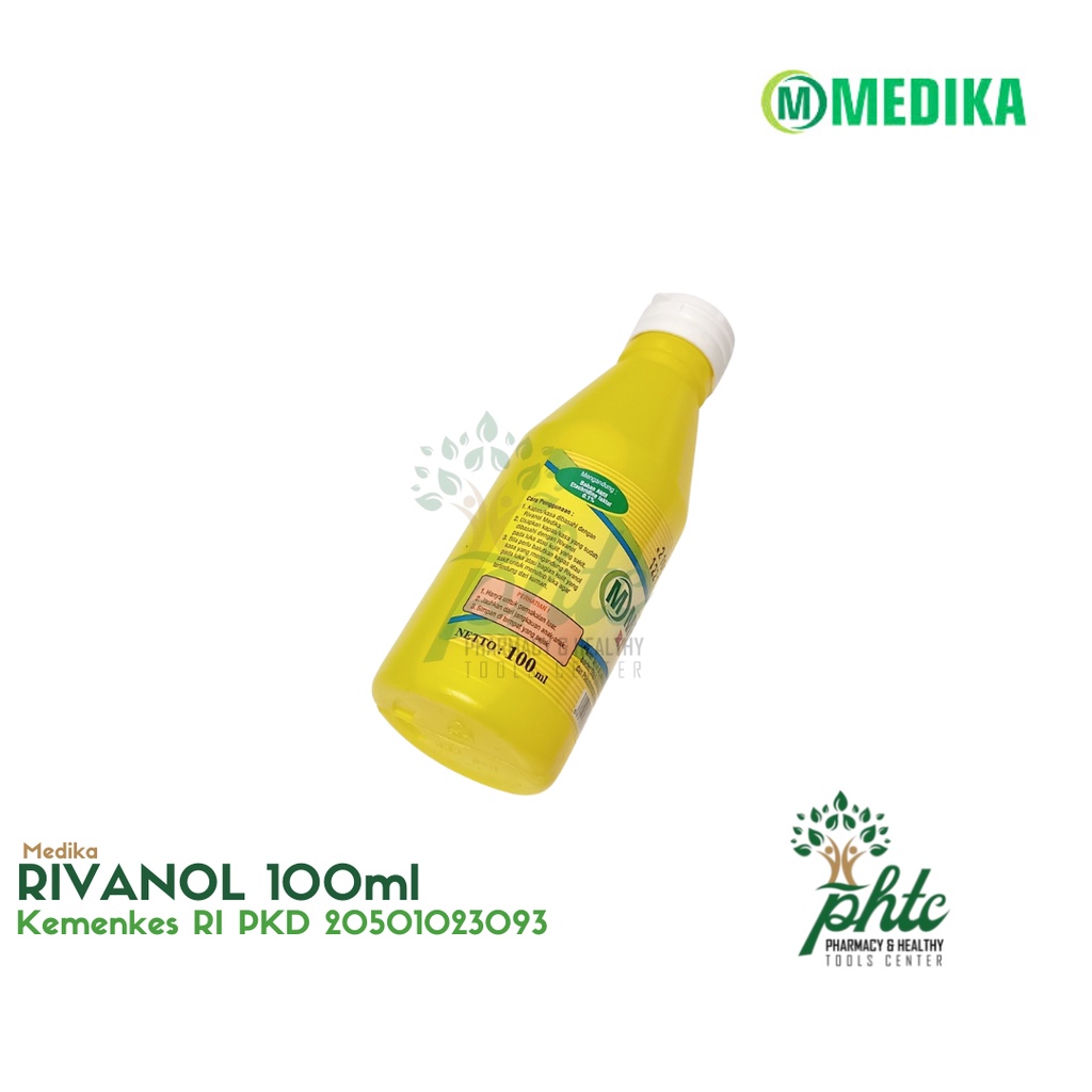 MEDIKA Rivanol 100ml l Larutan Pembersih Luka l Antiseptik 100 ml