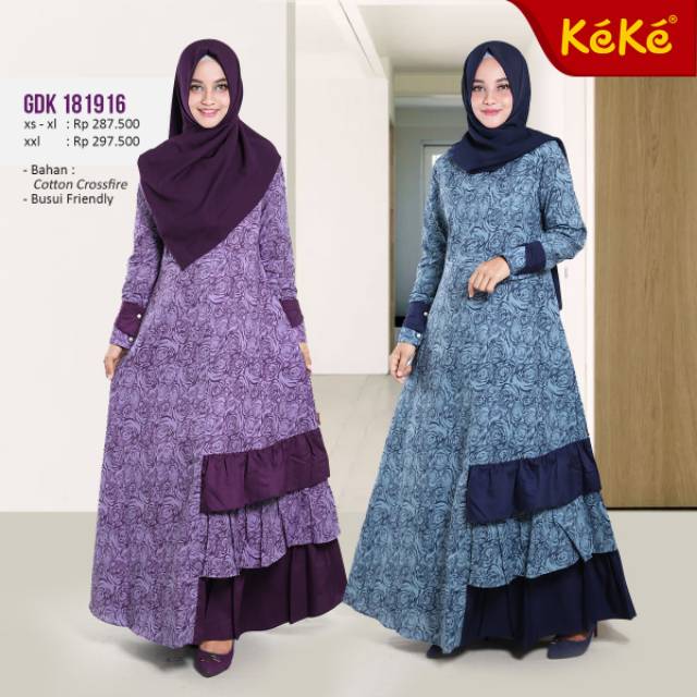 Gamis Dewasa Keke ~ GDK 181916 ~